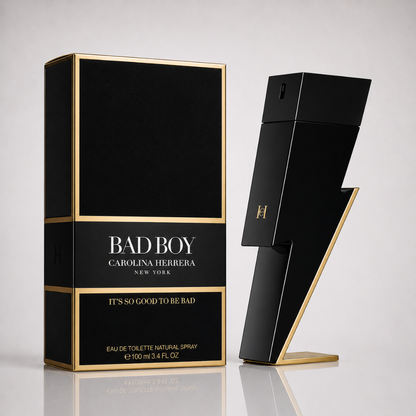 3er Herrenparfüm-Set - Bad Boy by Carolina Herrera, 212 VIP Black by Carolina Herrera & Invictus by Paco Rabanne
