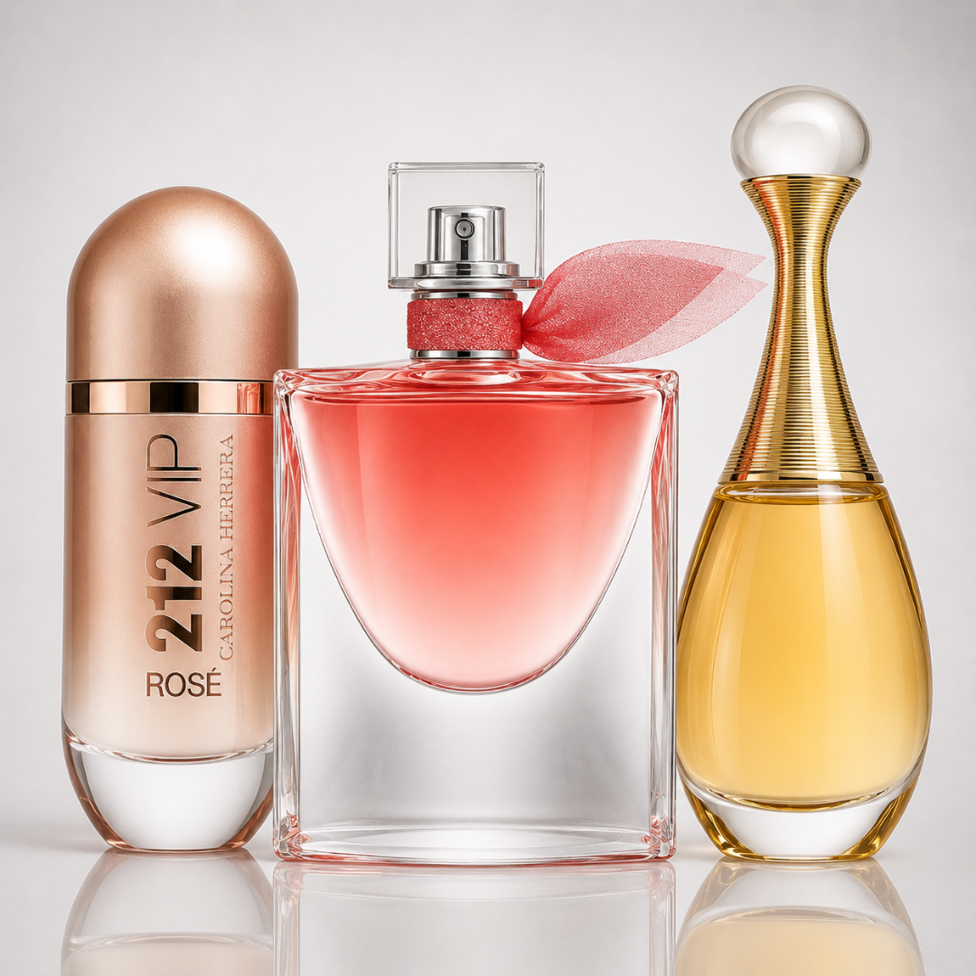 3er Damenparfüm-Set - 212 VIP Rosé, La Vie Est Belle & J’adore