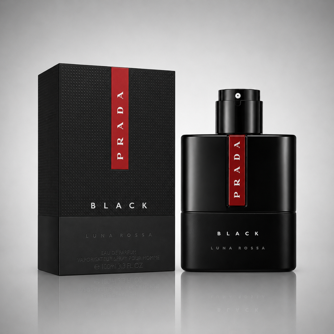 3er Herrenparfüm-Set - Prada Luna Rossa Black, Valentino Uomo Born In Roma & Azzaro The Most Wanted