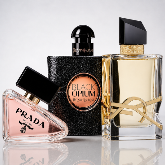 3er Damenparfüm-Set - Prada Paradoxe, Yves Saint Laurent Black Opium, Yves Saint Laurent Libre