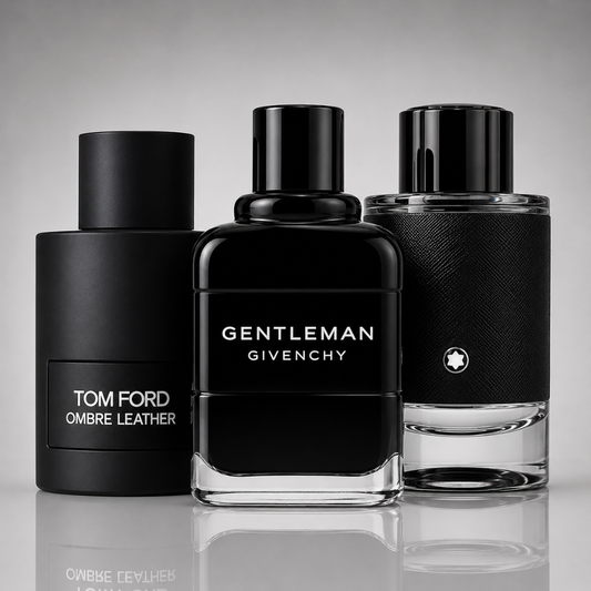 3er Herrenparfüm-Set - Tom Ford Ombre Leather, Givenchy Gentleman, Montblanc Explorer